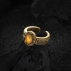 This is a niche Chinese-style retro ring with a vintage scroll and dot setting. It's a versatile and elegant new design with an adjustable opening Application Scenario